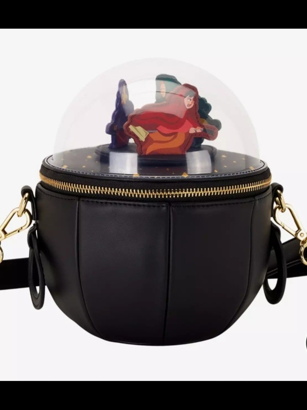 Loungefly  Hocus Pocus Black Dome Crossbod - Picture 3 of 4